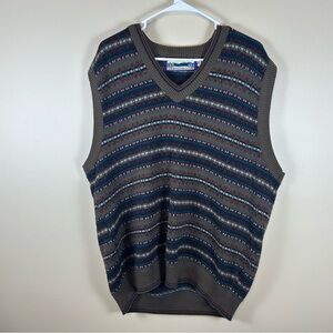 Shenandoah men's  vest Size XL geometric pattern Made In USA 100% Cotton